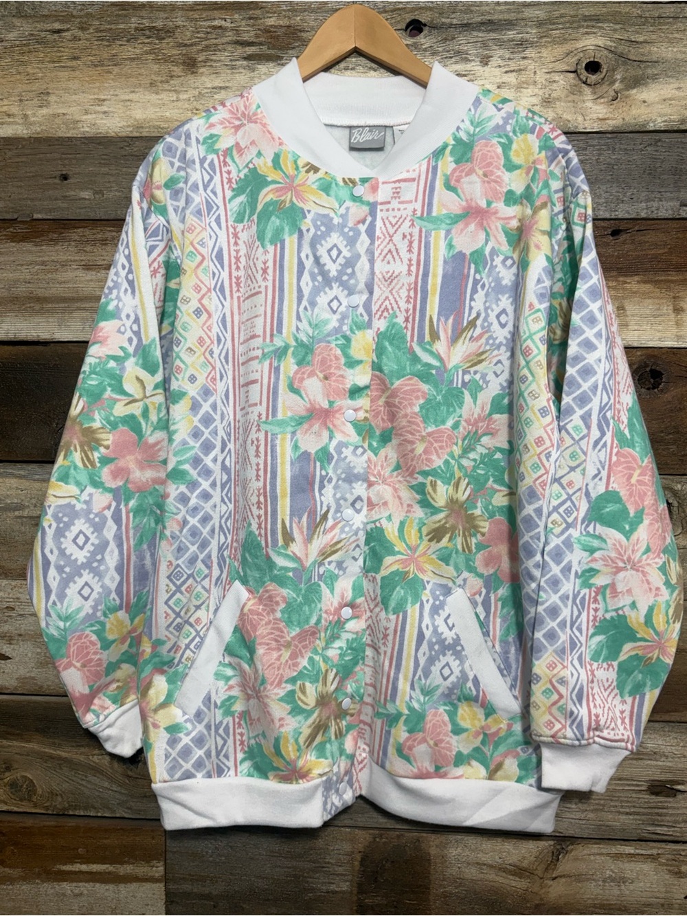 Vintage Blair brand 1990s bomber-style jacket